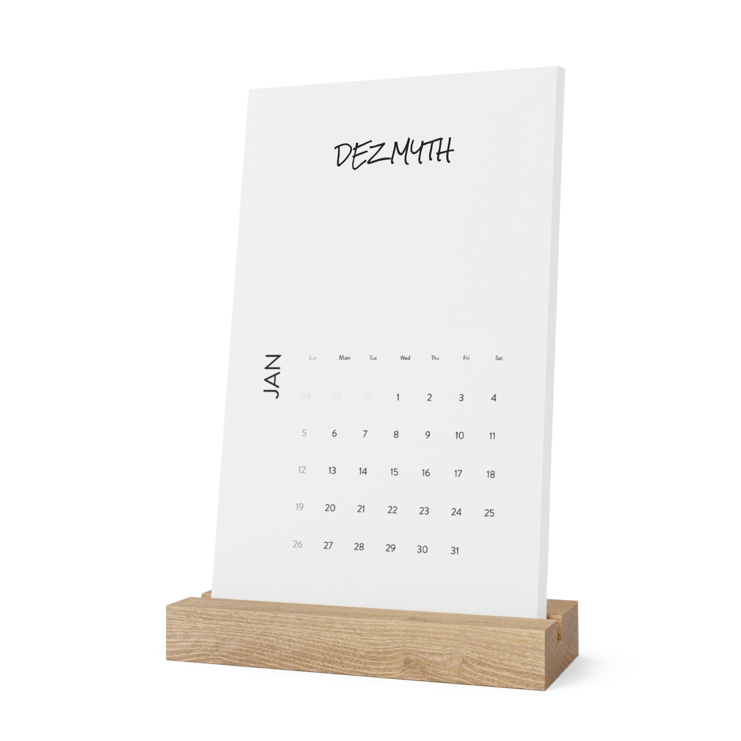 Vertical Desk Calendar (2025)