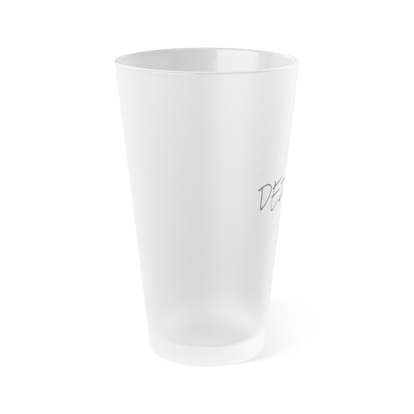 Frosted Pint Glass, 16oz