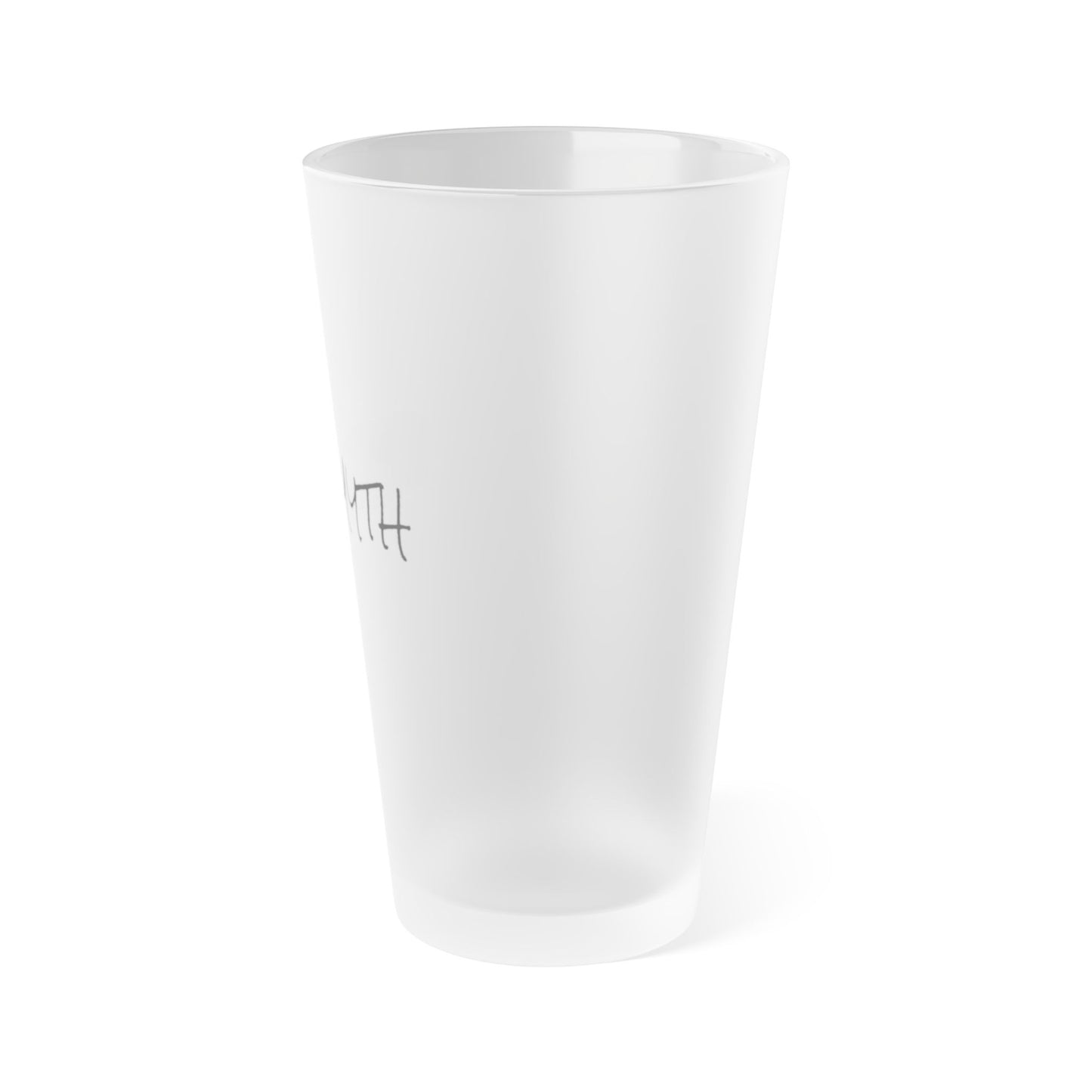 Frosted Pint Glass, 16oz